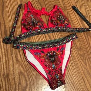 Paisley Halter Bikini